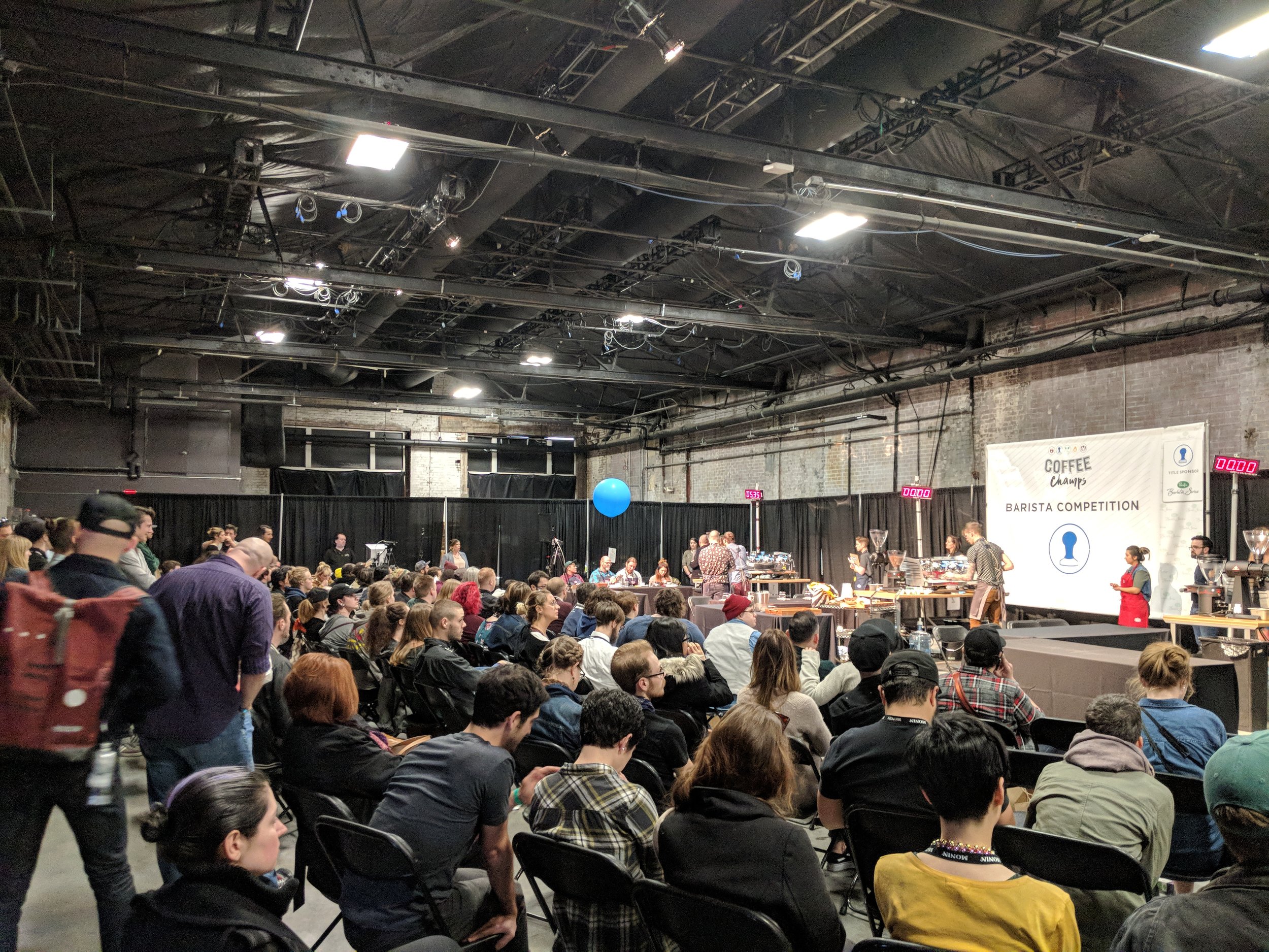 Image of meeting at Coffee Champs Brewers Cup 2018
